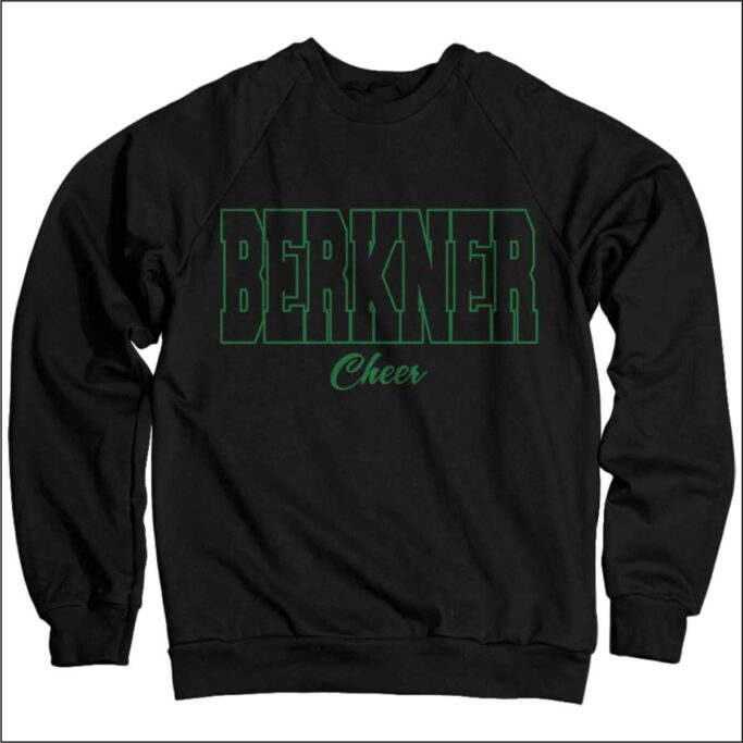 BERKNER CHEER BLACK SWEATSHIRT **REQUIRED**