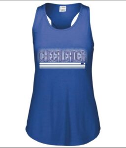 **REQUIRED** BRIDGELAND CHEER NAVY KEYHOLE TANK