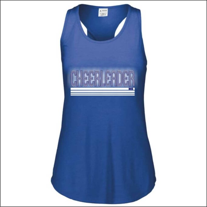 **REQUIRED** BRIDGELAND CHEER NAVY KEYHOLE TANK