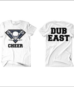 **REQUIRED IF NEEDED** WYLIE EAST CHEER DUB EAST WHITE DRI-FIT T-SHIRT
