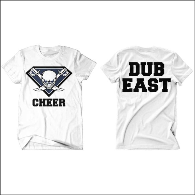 **REQUIRED IF NEEDED** WYLIE EAST CHEER DUB EAST WHITE DRI-FIT T-SHIRT