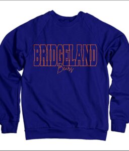 **OPTIONAL** BRIDGELAND CHEER NAVY SWEATSHIRT