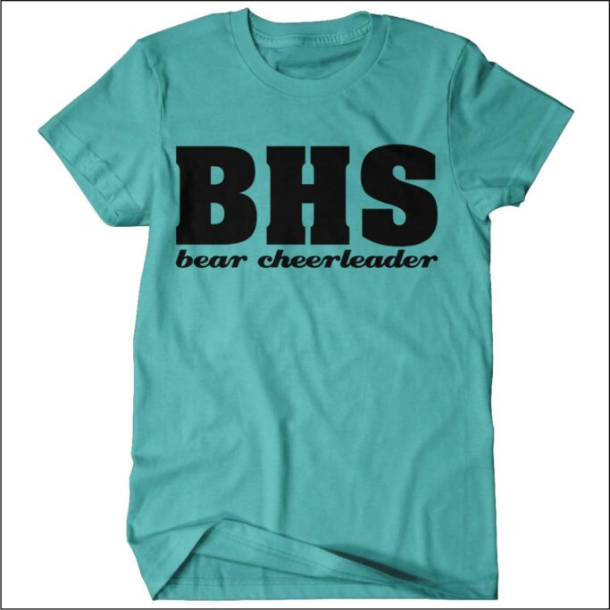 **REQUIRED** BRIDGELAND CHEER  TROPICAL BLUE DRI FIT T-SHIRT