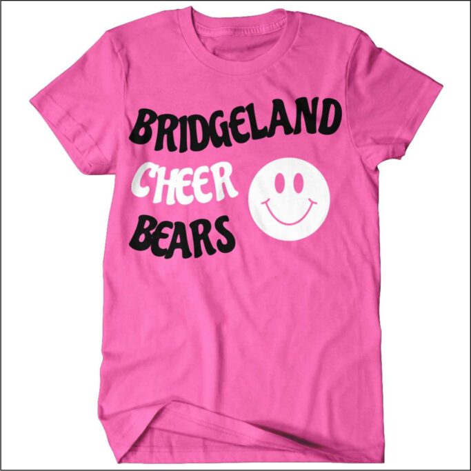 **REQUIRED** BRIDGELAND CHEER PINK PINK DRI FIT T-SHIRT