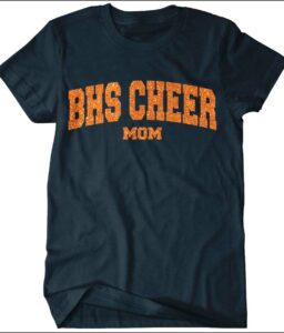 **OPTIONAL** BRIDGELAND CHEER MOM GLITTER T-SHIRT