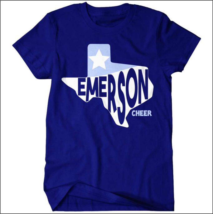 **REQUIRED** EMERSON CHEER NAVY COMFORT COLOR T-SHIRT