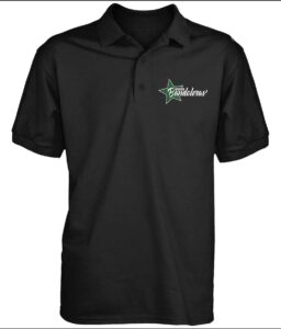 BERKNER BANDOLERAS BLACK DRI-FIT POLO