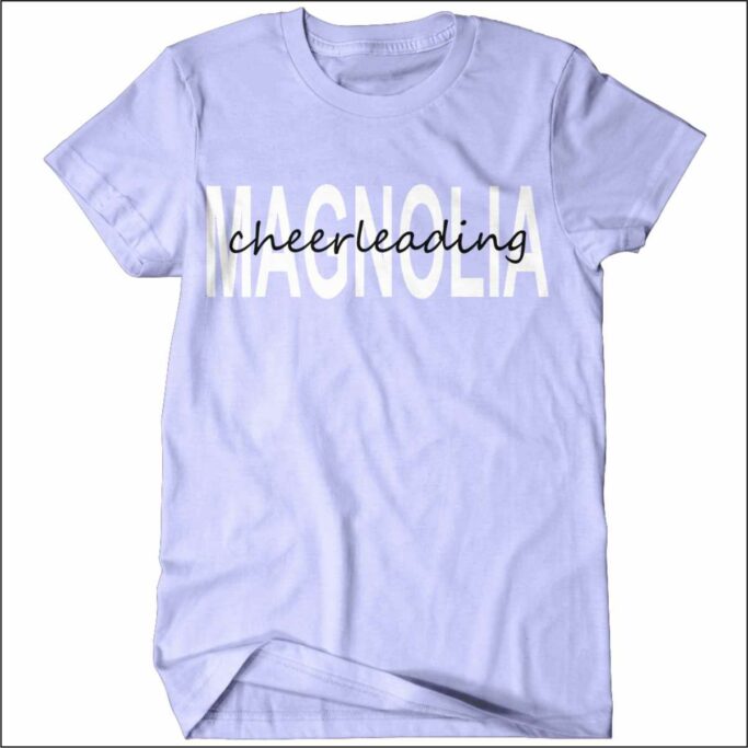 **REQUIRED** MAGNOLIA HIGH SCHOOL CHEER ORCHID T-SHIRT