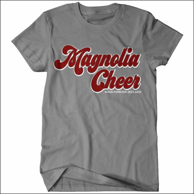 **REQUIRED** MAGNOLIA HIGH SCHOOL CHEER GRAY DRI FIT T-SHIRT
