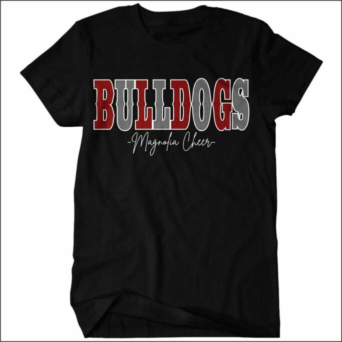 **REQUIRED** MAGNOLIA HIGH SCHOOL CHEER BLACK DRI FIT T-SHIRT