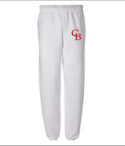 **OPTIONAL** JPII CARDINAL BELLE WHITE SWEAT PANTS