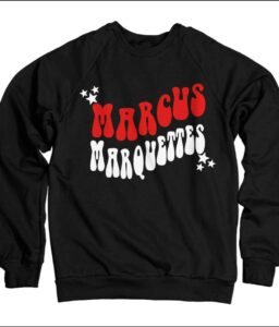 MARCUS MARQUETTE BLACK SWEATSHIRT