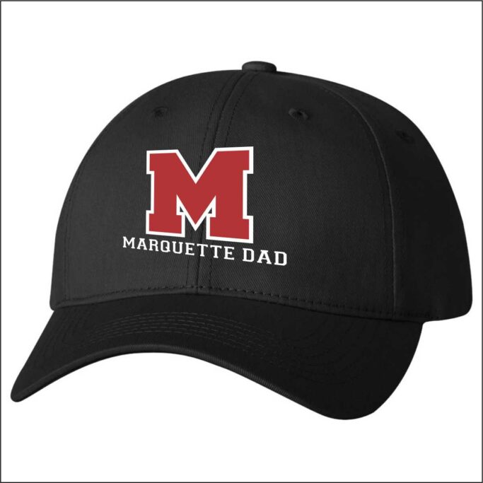 MARCUS MARQUETTE BLACK BASEBALL HAT