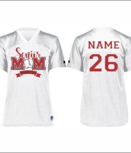 MARCUS MARQUETTE MOM WHITE FOOTBALL JERSEY