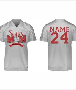 MARCUS MARQUETTE MOM WHITE FOOTBALL JERSEY