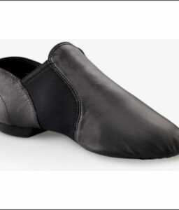 CLARK DANCE CAPEZIO BLACK SLIP ON JAZZ SHOES