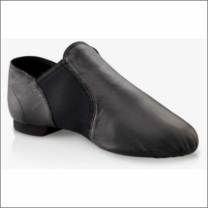 CLARK DANCE CAPEZIO BLACK SLIP ON JAZZ SHOES