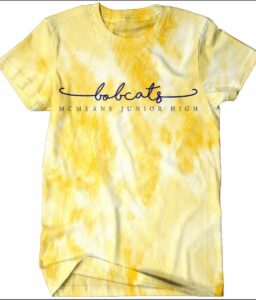 MCMEANS CHEER TIE DYE T-SHIRT