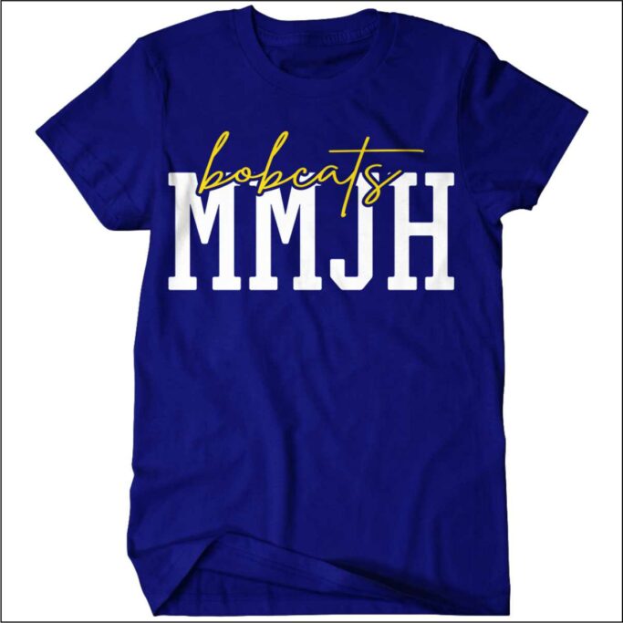 MCMEANS CHEER ROYAL T-SHIRT