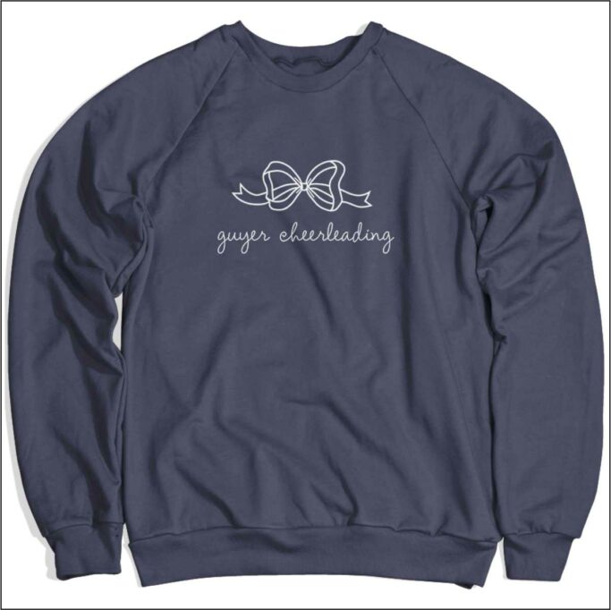 GUYER ANCHOR SLATE COMFORT WASH EMBROIDERED SWEATSHIRT