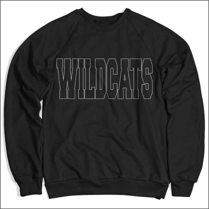 GUYER BLACK COMFORT WASH SWEATSHIRT WITH EMBROIDERY