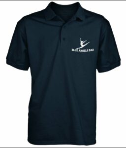 LITTLE ELM BLUE ANGELS NAVY DAD'S POLO