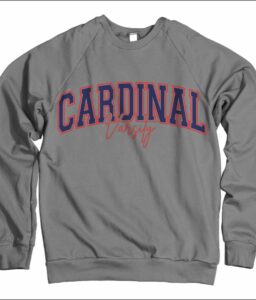 JPII Cheerleader CARDINAL CHEER PEPPER COMFORT COLOR SWEATSHIRT**OPTIONAL**