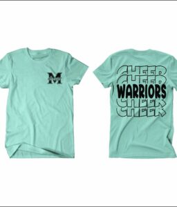 MEMORIAL HIGH SCHOOL CHEER CHALKY MINT COMFORT COLOR T-SHIRT **REQUIRED**