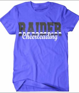**REQUIRED** WYLIE EAST CHEER ORCHID BLUE T-SHIRT