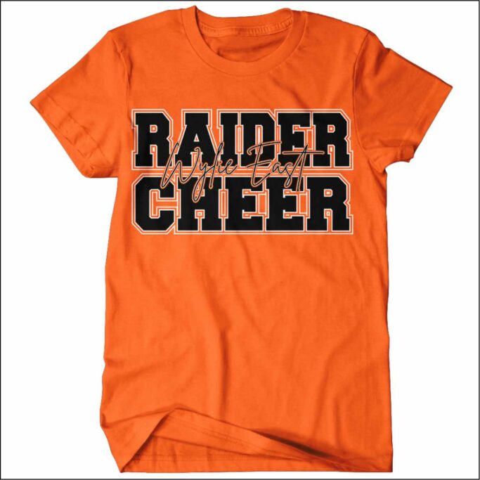 **REQUIRED** WYLIE EAST CHEER NEON PINK T-SHIRT - Image 2