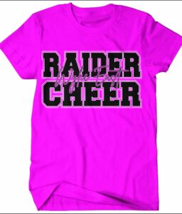 **REQUIRED** WYLIE EAST CHEER NEON PINK T-SHIRT