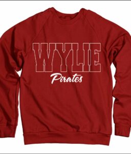 WYLIE CHEER CAYENNE COMFORT WASH EMBROIDERED SWEATSHIRT **OPTIONAL**