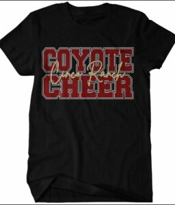 CINCO RANCH JR. HIGH CHEER BLACK T-SHIRT