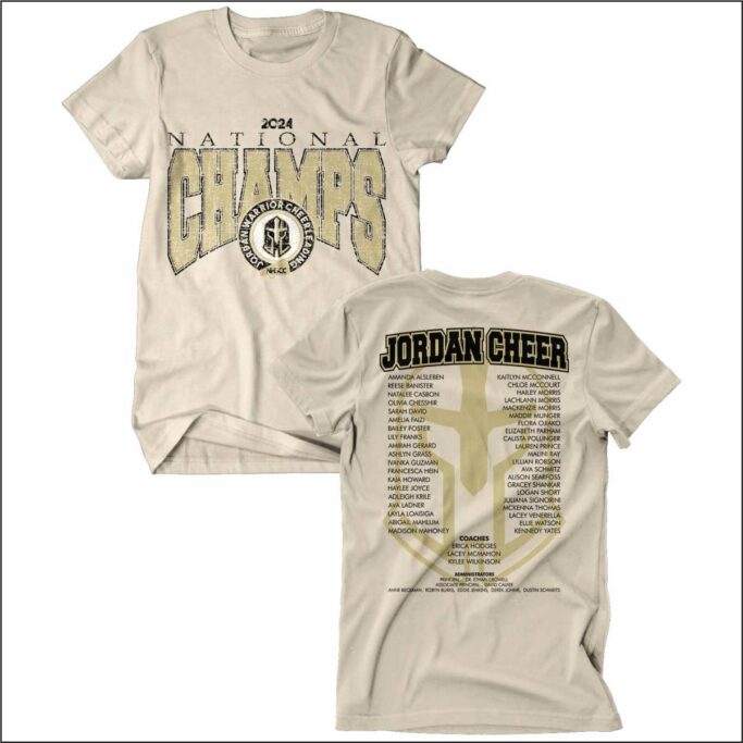 JORDAN CHEER NATIONAL CHAMPS T-SHIRT