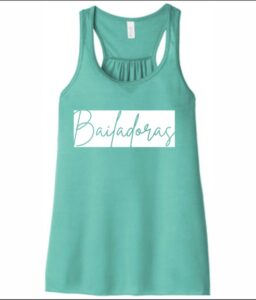 BAILADORAS TEAM TEAL AND LT RASPBERRY TANK **REQUIRED IF NEEDED**