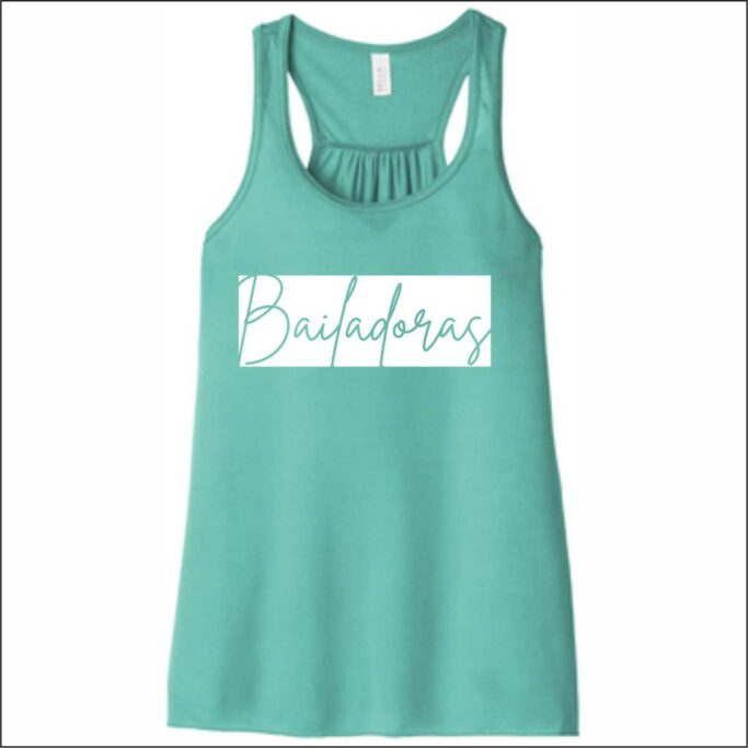 BAILADORAS TEAM TEAL AND LT RASPBERRY TANK **REQUIRED IF NEEDED**