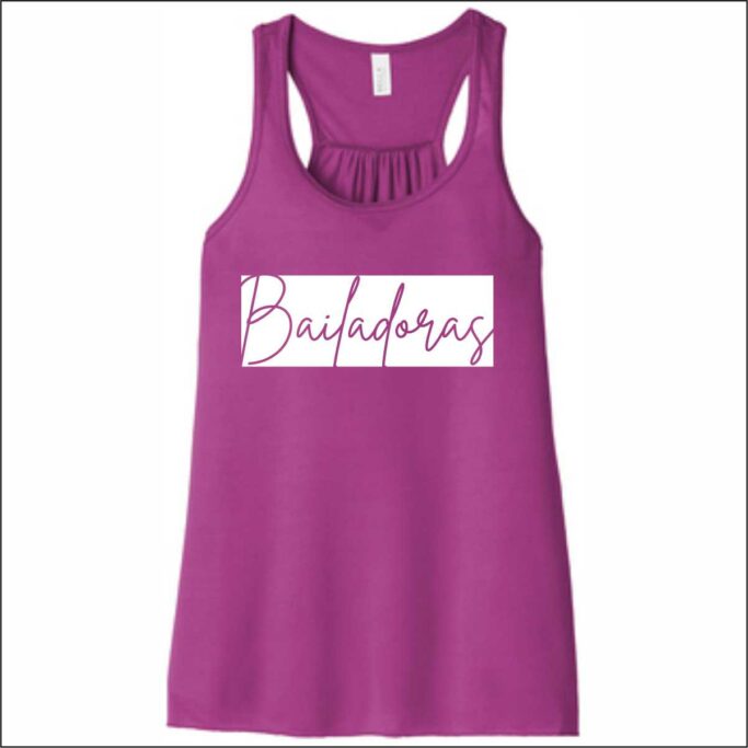 BAILADORAS TEAM TEAL AND LT RASPBERRY TANK **REQUIRED IF NEEDED** - Image 2