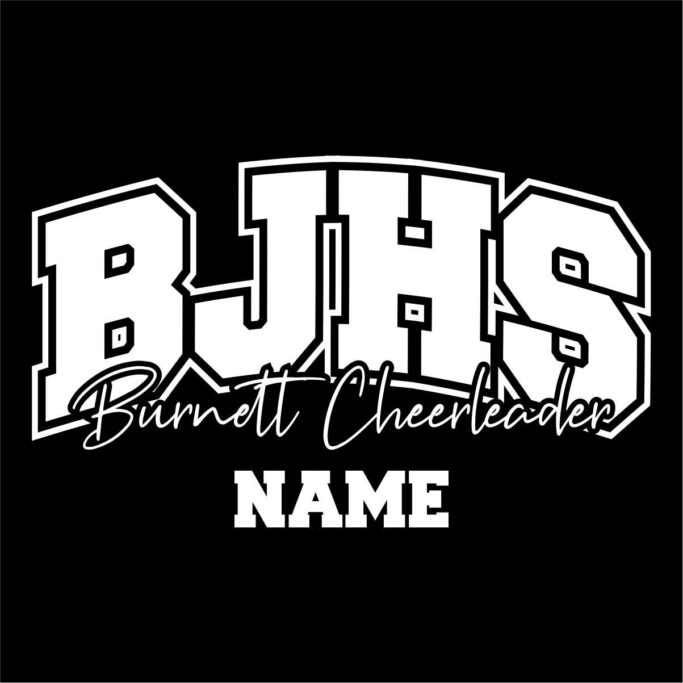 **OPTIONAL** BURNETT JUNIOR HIGH CHEER CAR DECAL