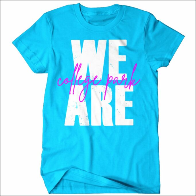 **REQUIRED** COLLEGE PARK BLUE TOPAZ COMFORT COLOR  T-SHIRT