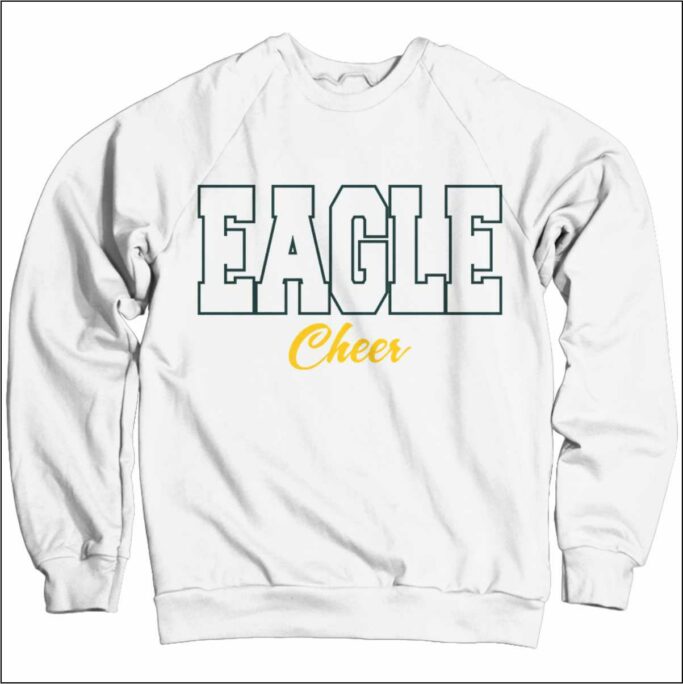 CY FALLS CHEER WHITE COMFORT WASH SWEATSHIRT **OPTIONAL**