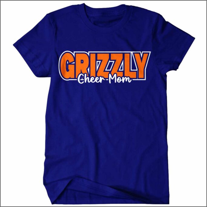 GRAND OAKS CHEER MOM ROYAL COMFORT COLOR T-SHIRT