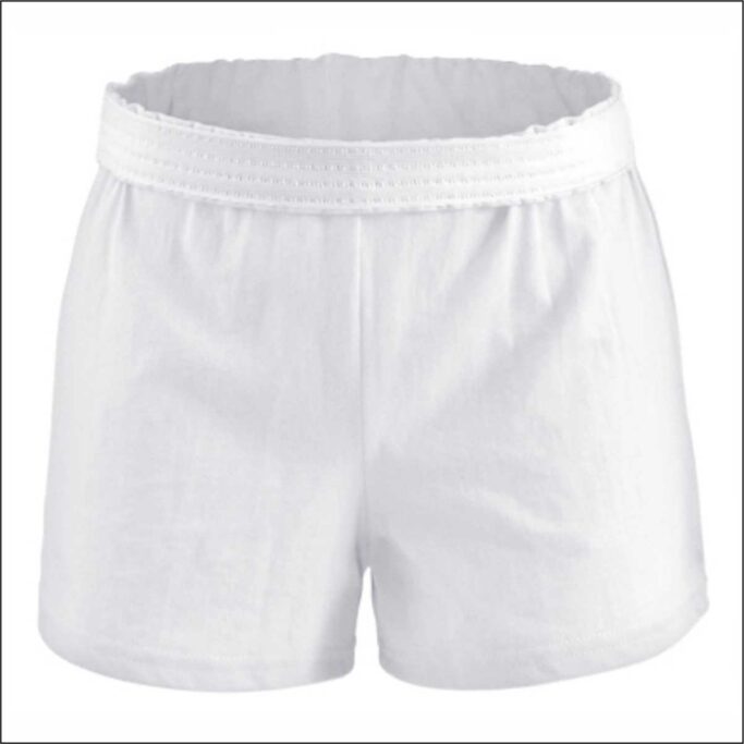 LITTLE ELM CHEER WHITE SOFFE SHORTS *OPTIONAL**