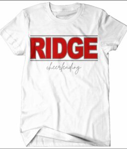**REQUIRED** OAK RIDGE CHEER WHITE T-SHIRT
