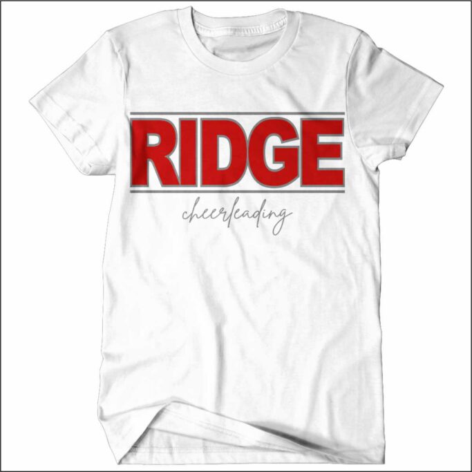 **REQUIRED** OAK RIDGE CHEER WHITE T-SHIRT