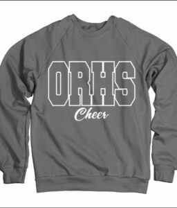 **OPTIONAL** OAK RIDGE CHEER GREY EMBROIDERED SWEATSHIRT