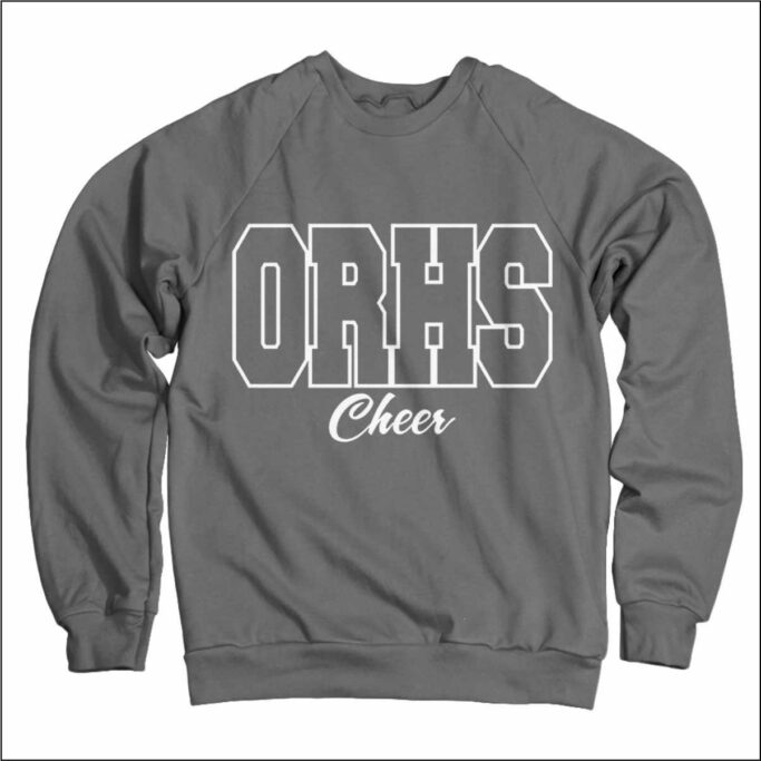 **OPTIONAL** OAK RIDGE CHEER GREY EMBROIDERED SWEATSHIRT