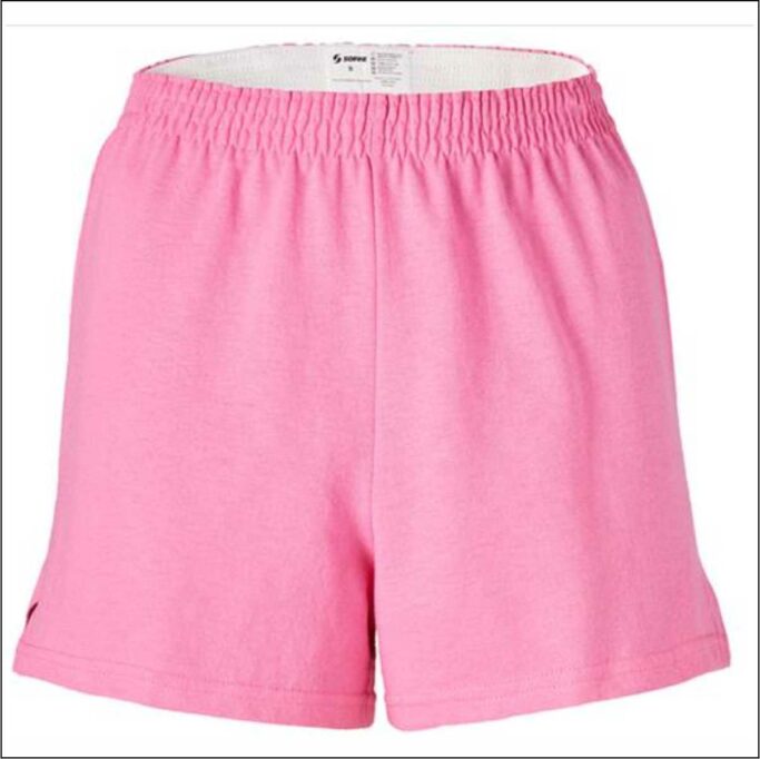 **REQUIRED** BURNETT JUNIOR HIGH CHEER PINK SOFFE SHORTS