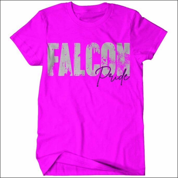 TOMPKINS CHEER PINK T-SHIRT
