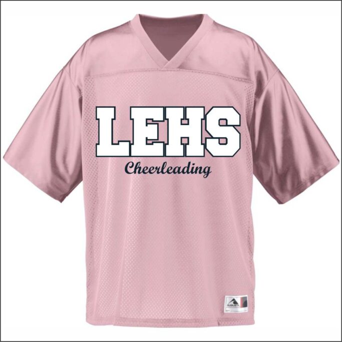 LITTLE ELM CHEER PINK FOOTBALL JERSEY **REQUIRED FOR VARSITY**