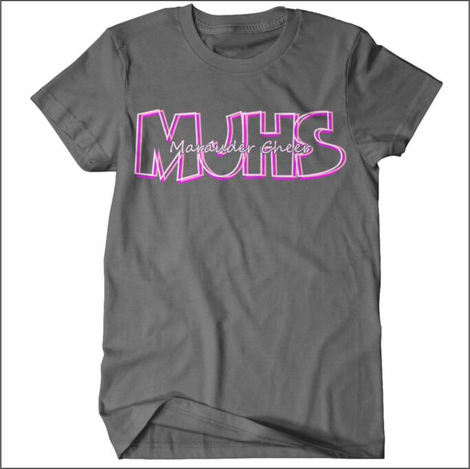 **REQUIRED** MCMILLAN CHEER GRAY T-SHIRT